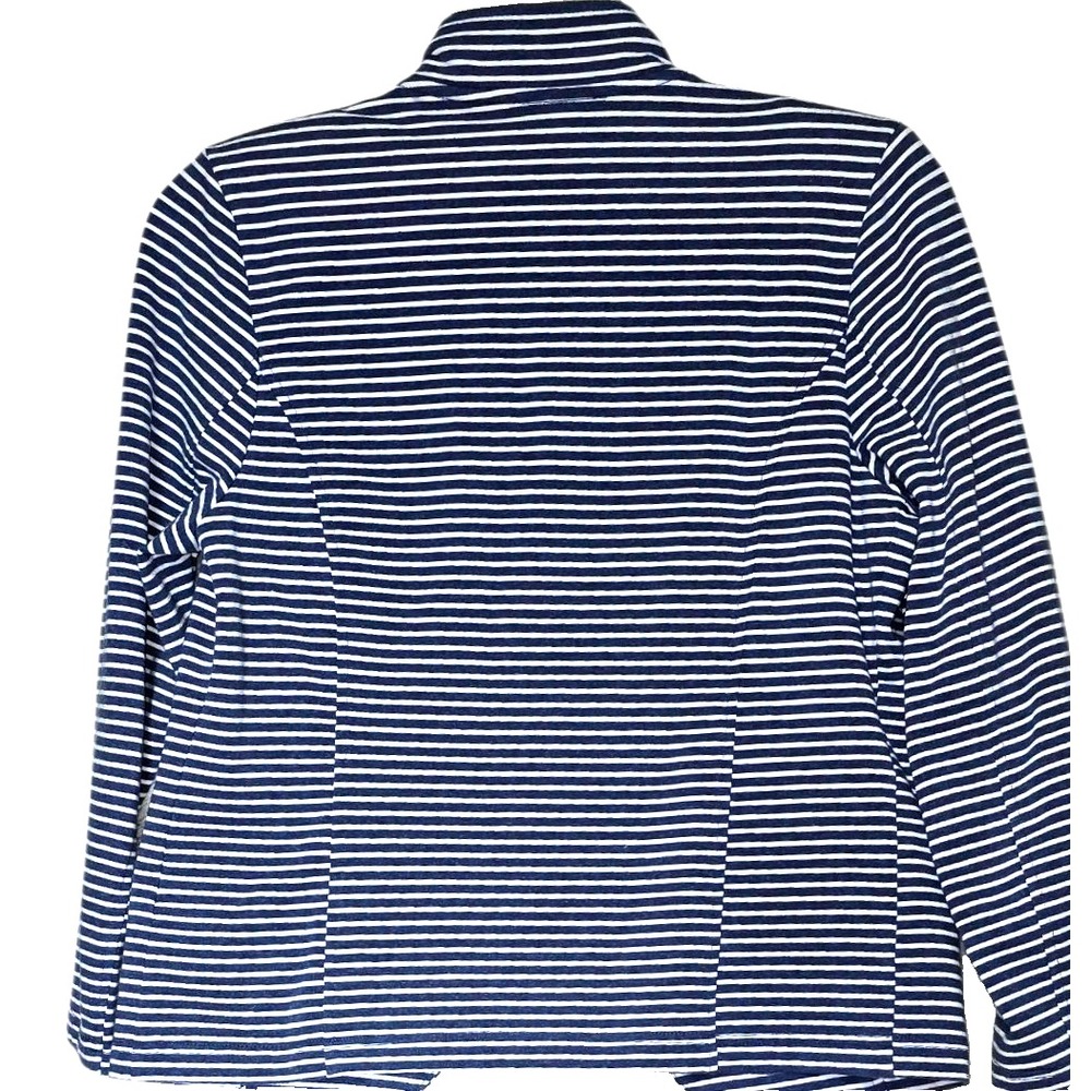 Tommy Hilfiger Nautical Cardigan Womens Size Medium M Navy Blue Knitted Colonial - Picture 3 of 6